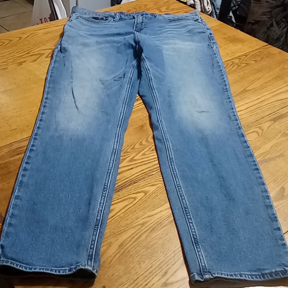 OLD NAVY Mens Jeans 36 X 34 Blue ATHLETIC TAPER Denim Preowned Casual Work